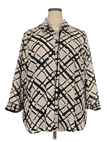 Sara Michelle 3/4 Sleeve Blouse (view 1)
