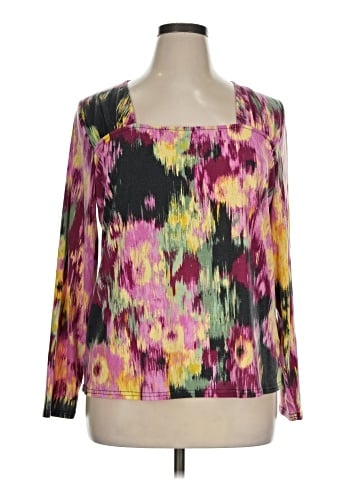 DG^2 by Diane Gilman 3/4 Sleeve T-Shirt (view 1)
