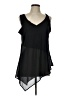 Signature Studio Black Cocktail Dress Size L - photo 1