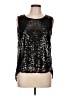 Lumiere 100% Polyester Black Sleeveless Blouse Size L - photo 1
