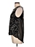 Lumiere 100% Polyester Black Sleeveless Blouse Size L - photo 5