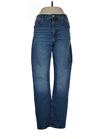 Madewell The '90s Straight Jean in Barlow Wash (view 1)