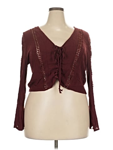 Charlotte Russe Long Sleeve Blouse (view 1)