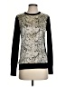 Equipment 100% Wool Animal Print Black Wool Pullover Sweater Size XS - photo 1