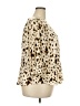 T Tahari 100% Polyester Animal Print Gold 3/4 Sleeve Blouse Size 2X - photo 4