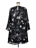 Maurices 100% Polyester Floral Black Casual Dress Size 20 (2) - photo 2