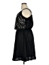Andree by UNIT 100% Polyester Stars Black Cocktail Dress Size 1X - photo 5