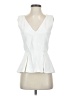 Eleventy 100% Cotton White Sleeveless Blouse Size 4 - photo 1