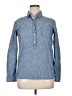 J.Crew Blue Long Sleeve Button-Down Shirt Size 10 - photo 1