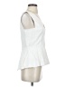 Eleventy 100% Cotton White Sleeveless Blouse Size 4 - photo 4