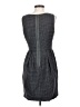J.Crew 100% Polyester Tweed Gray Casual Dress Size 4 - photo 2