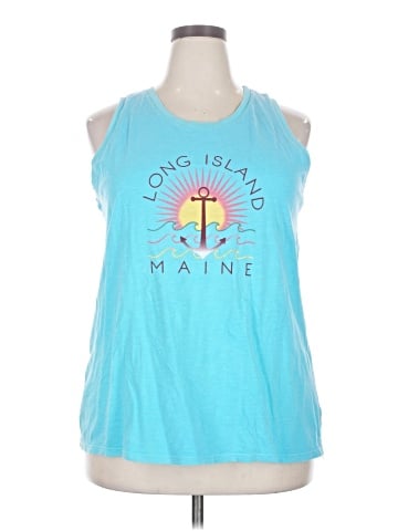 blue 84 Sleeveless T-Shirt (view 1)