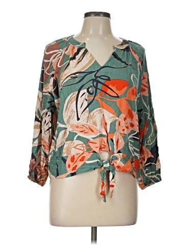 Nic + Zoe 3/4 Sleeve Blouse (view 1)