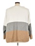 Westbound Color Block Tan Pullover Sweater Size 3X - photo 2