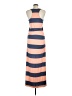 Splendid Stripes Orange Tan Casual Dress Size M - photo 2