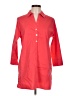 Foxcroft Red 3/4 Sleeve Button-Down Shirt Size 10 - photo 1