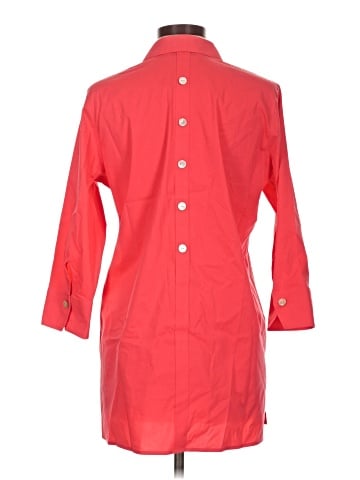 Foxcroft 3/4 Sleeve Button-Down Shirt (view 2)