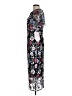 JS Collections 100% Polyester Floral Black Casual Dress Size 8 - photo 5