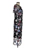 JS Collections 100% Polyester Floral Black Casual Dress Size 8 - photo 4