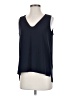 Ann Taylor Blue Sleeveless Blouse Size S - photo 1