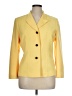 Le Suit 100% Polyester Yellow Blazer Size 14 Petite - photo 1
