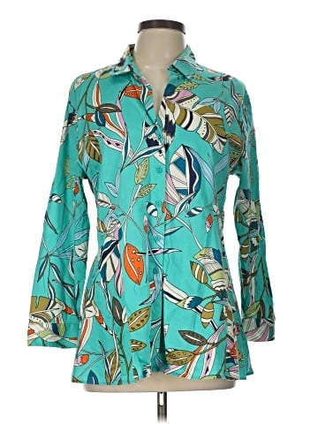 Nic + Zoe 3/4 Sleeve Blouse (view 1)