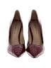 Via Spiga 100% Leather Burgundy Heels Size 8 1/2 - photo 2