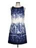 Vince Camuto Graphic Blue Cocktail Dress Size 12 - photo 1