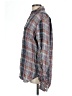 Luciano Barbera Plaid Blue Long Sleeve Button-Down Shirt Size L - photo 5