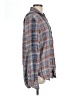 Luciano Barbera Plaid Blue Long Sleeve Button-Down Shirt Size L - photo 4