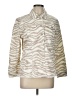 Chico's Animal Print Ivory Jacket Size Lg Petite (2) - photo 1