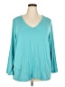 Karen Kane Teal 3/4 Sleeve Top Size 2X - photo 1