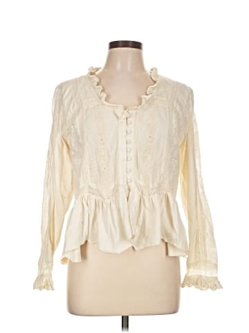 Forever That Girl for Anthropologie Long Sleeve Blouse (view 1)