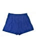 H&M Solid Blue Shorts Size 14 - photo 1