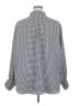 Chaps 100% Polyester Houndstooth Silver Long Sleeve Blouse Size 2X - photo 2