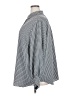 Chaps 100% Polyester Houndstooth Silver Long Sleeve Blouse Size 2X - photo 5