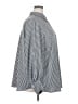 Chaps 100% Polyester Houndstooth Silver Long Sleeve Blouse Size 2X - photo 4