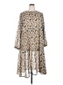Ellos 100% Polyester Floral Ivory Casual Dress Size 18 - photo 1