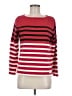 Talbots 100% Cotton Stripes Red Pullover Sweater Size M (petite) - photo 1