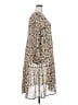 Ellos 100% Polyester Floral Ivory Casual Dress Size 18 - photo 4