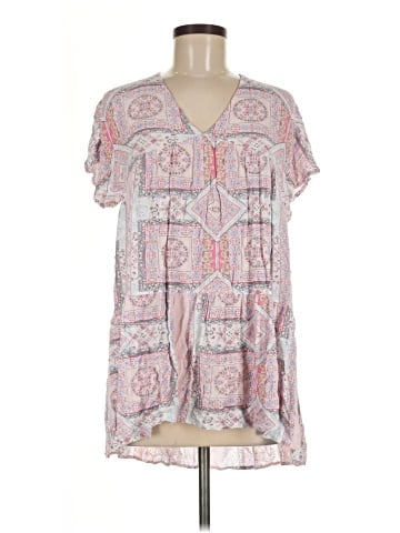 En Creme Short Sleeve Blouse (view 1)
