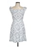 confess 100% Viscose Argyle Blue Gray Casual Dress Size L - photo 1