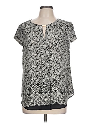 Twine & String Short Sleeve Blouse (view 1)