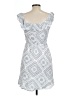 confess 100% Viscose Argyle Blue Gray Casual Dress Size L - photo 2