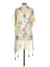 Francesca's 100% Polyester Floral Yellow Wrap One size - photo 2