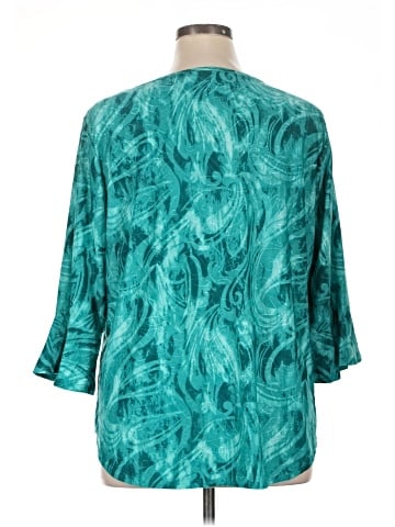 Notations 3/4 Sleeve Blouse (view 2)