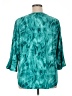 Notations Teal 3/4 Sleeve Blouse Size 1X - photo 2