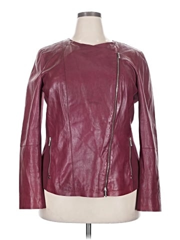 Lafayette 148 New York Leather Jacket (view 1)