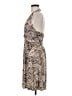 Ruby Rox Print Tan Brown Cocktail Dress Size M - photo 5