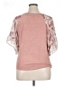 Truself Pink Short Sleeve Top Size XL - photo 2